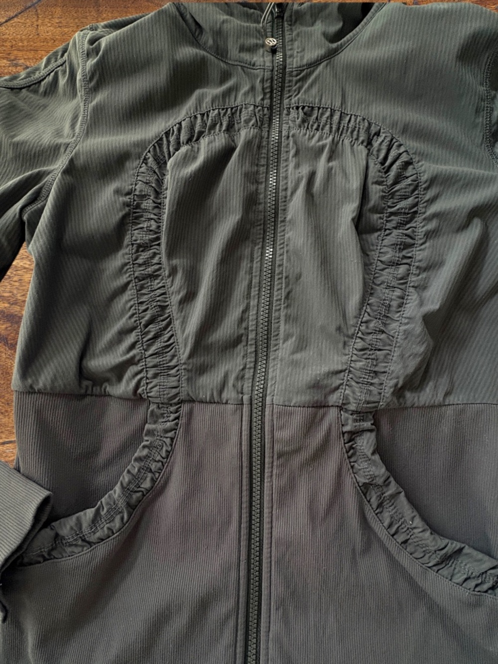 Lululemon Dance Studio Jacket III Reversible Full Zip Deep Coal Size 6 - Picture 4 of 15